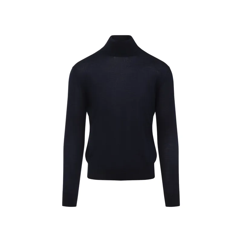 Turtle Neck Blue - Saint Laurent
