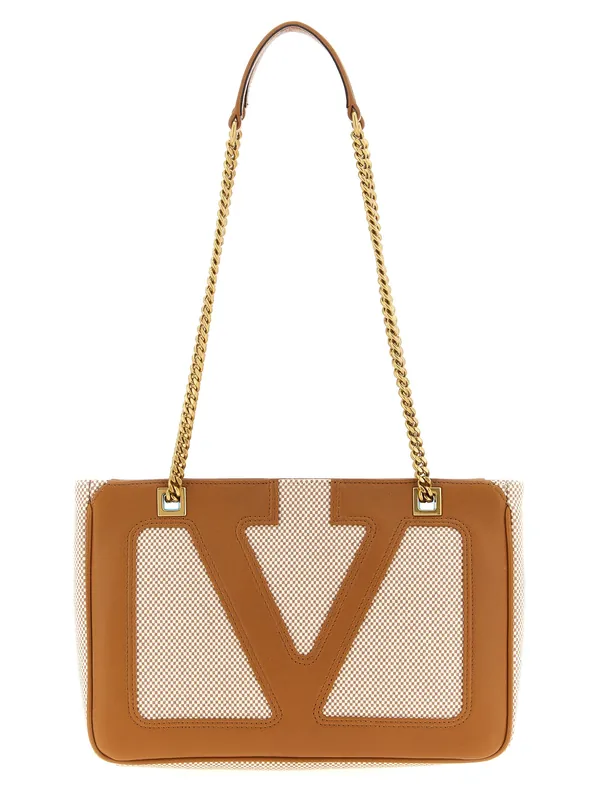 Viva Superstar Shoulder Bags Brown - Valentino Garavani