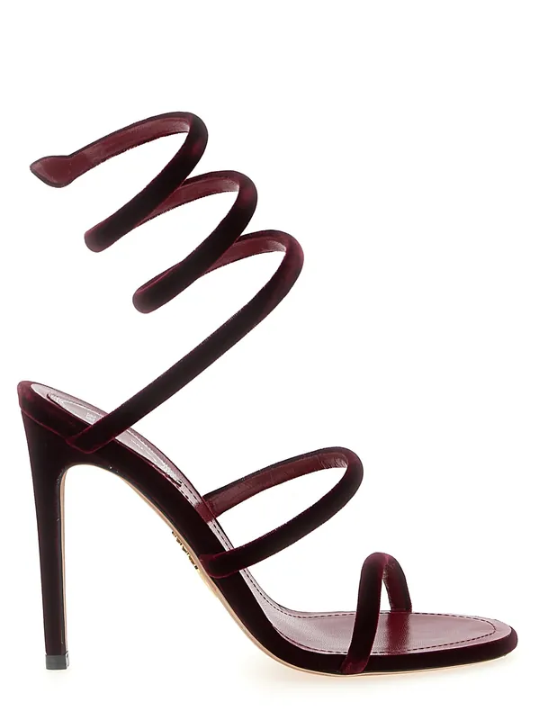 Cleo Sandals Bordeaux - René Caovilla