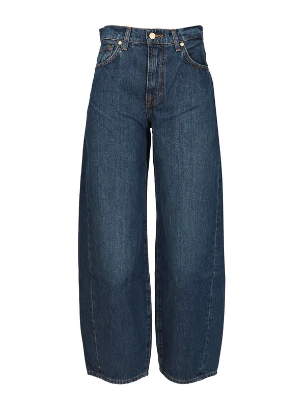 Bonnie Curvilinear Jeans Blue - 7 For all Mankind