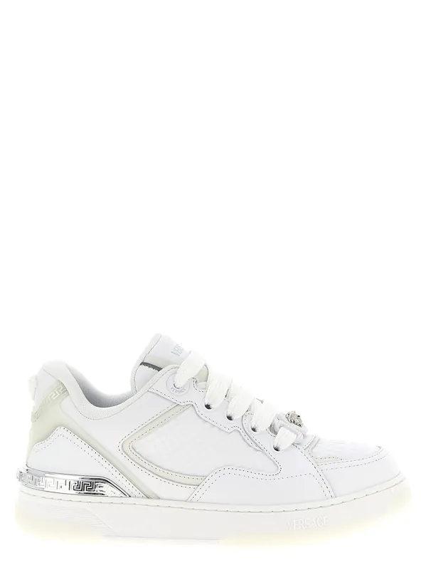 Biggie Basket Sneakers White - Versace