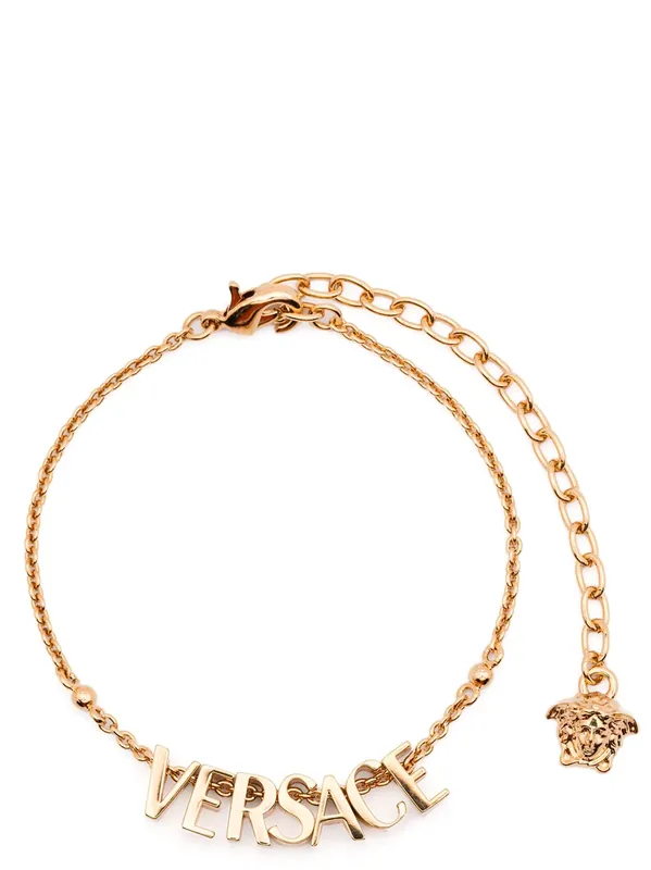 Versace Logo Jewelry Gold
