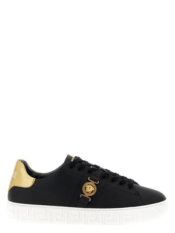 Greca Sneakers Black - Versace