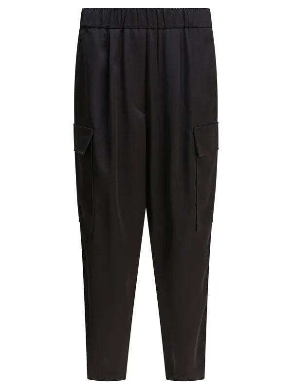 Cargo Pants Trousers Black - Semper