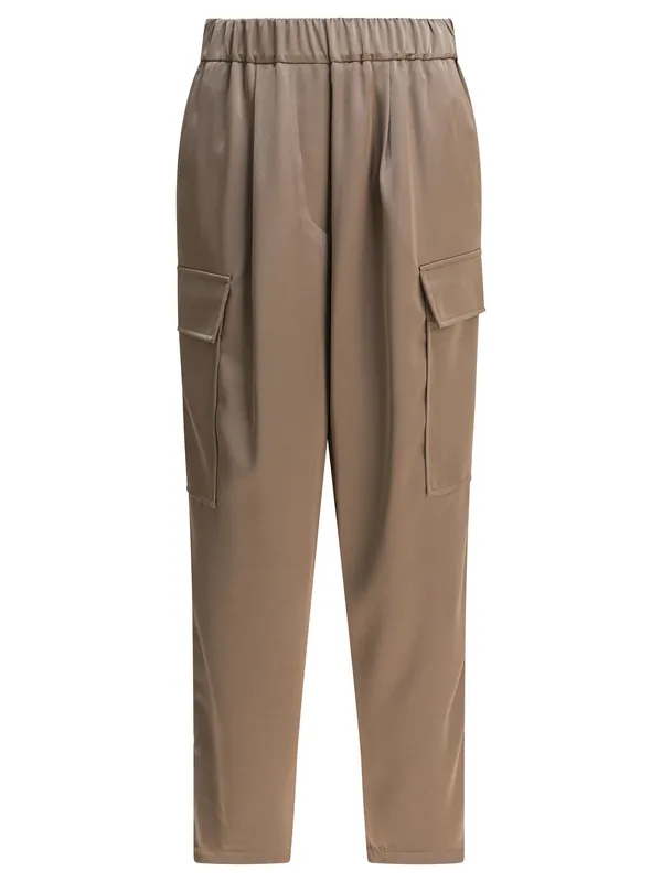Cargo Pants Trousers Beige - Semper