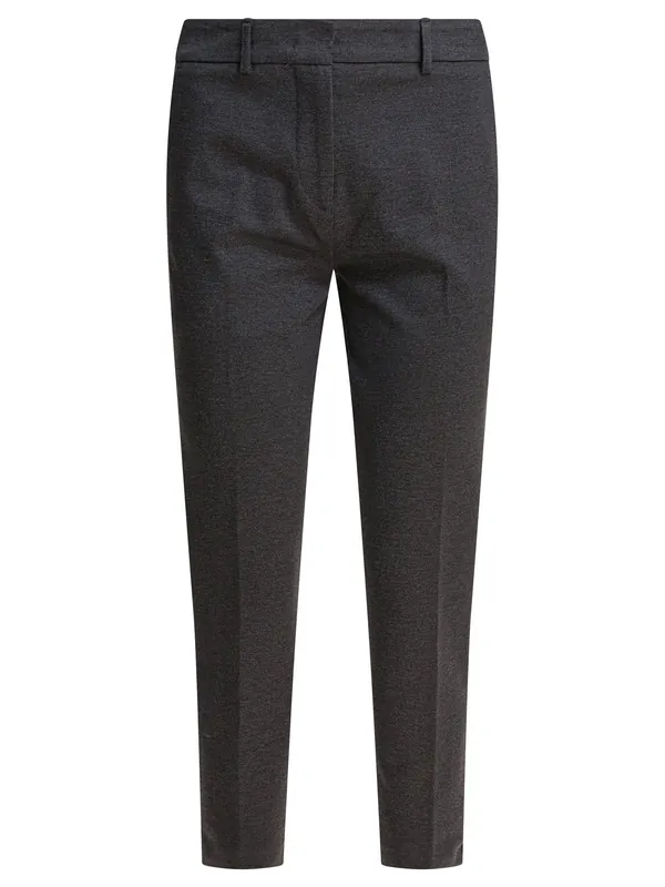 Viscose Pants Trousers Grey - Semper