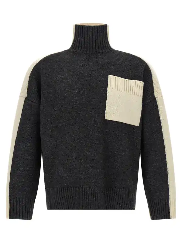 Two Tone Sweaters And Cardigans Gray - JW Anderson