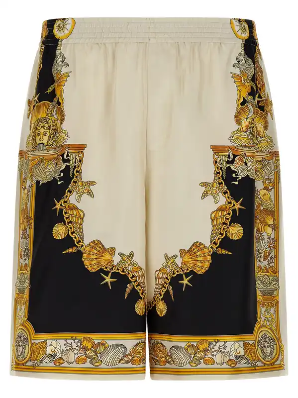 Coral Theatre Bermuda And Short Multicolor - Versace