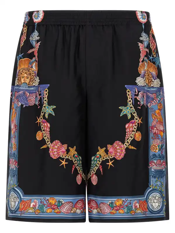 Coral Theatre Bermuda And Short Multicolor - Versace