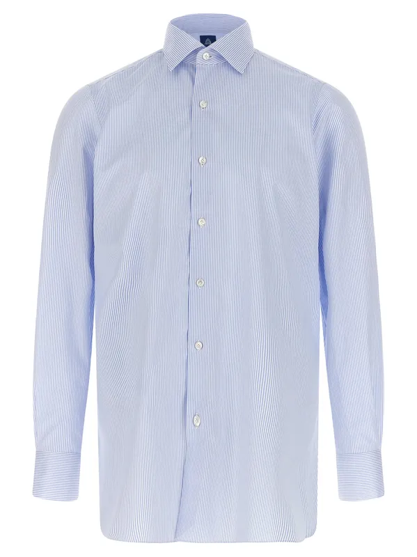 Napoli Shirt And Blouse Light Blue - Finamore