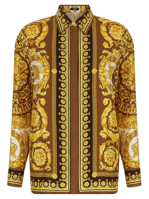 Barocco Shirt And Blouse Gold - Versace