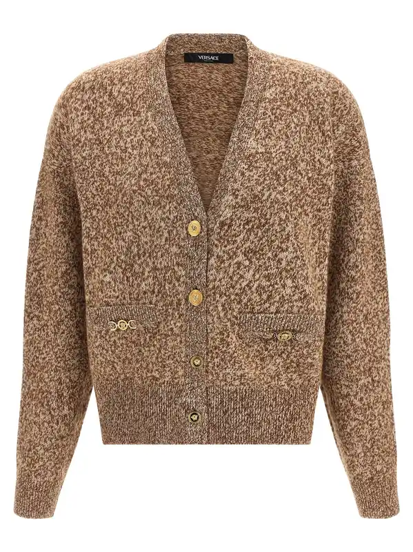 Medusa Sweaters And Cardigans Beige - Versace