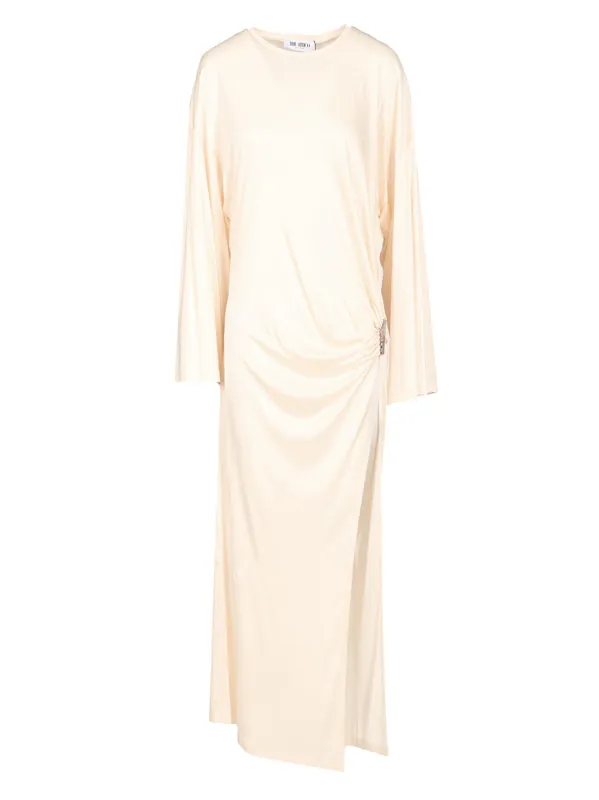 Mhiny Jersey Midi Dress Dresses White - The Attico