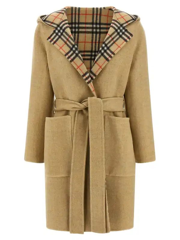 Hampshire Coats And Trench Coats Beige - Burberry