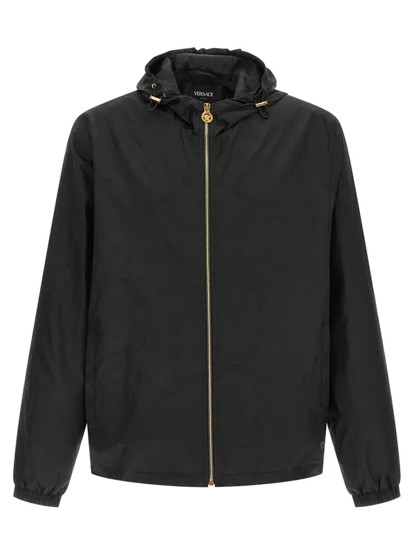 Barocco Puffer Jackets Black - Versace
