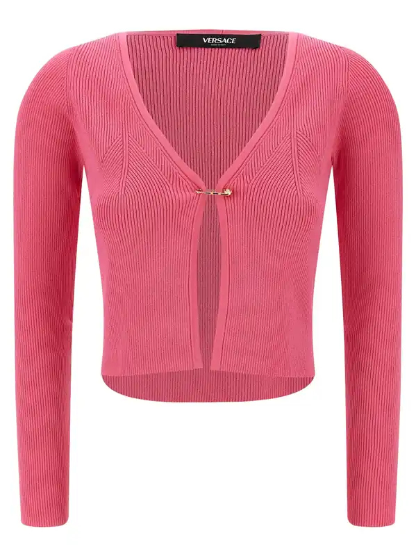 Safety Pin Sweaters And Cardigans Fuchsia - Versace