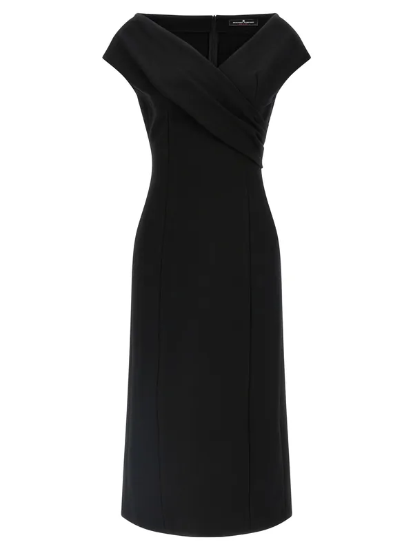 Crossover Dress Dresses Black - Ermanno Scervino