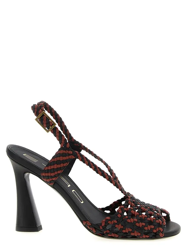 Two-Tone Sandals Brown