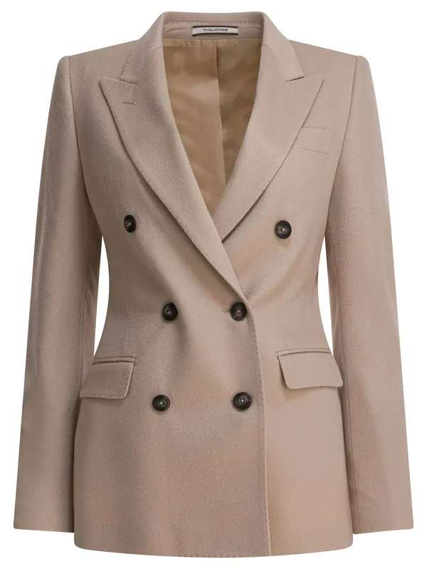 Parigi Jackets And Coats Beige - Tagliatore