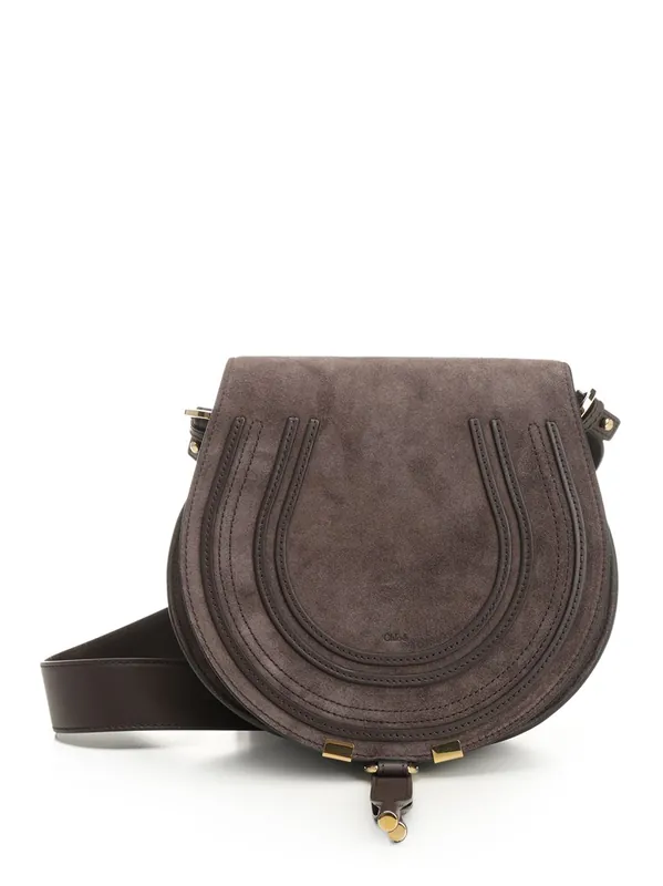 Saddle Marcie Crossbody Bags Brown - Chloé