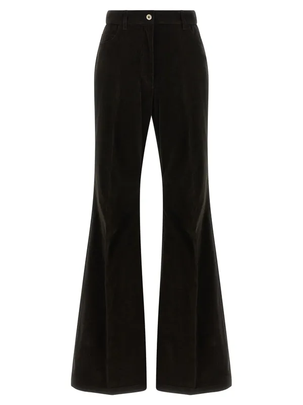 Velvet Pants Brown - Ferragamo