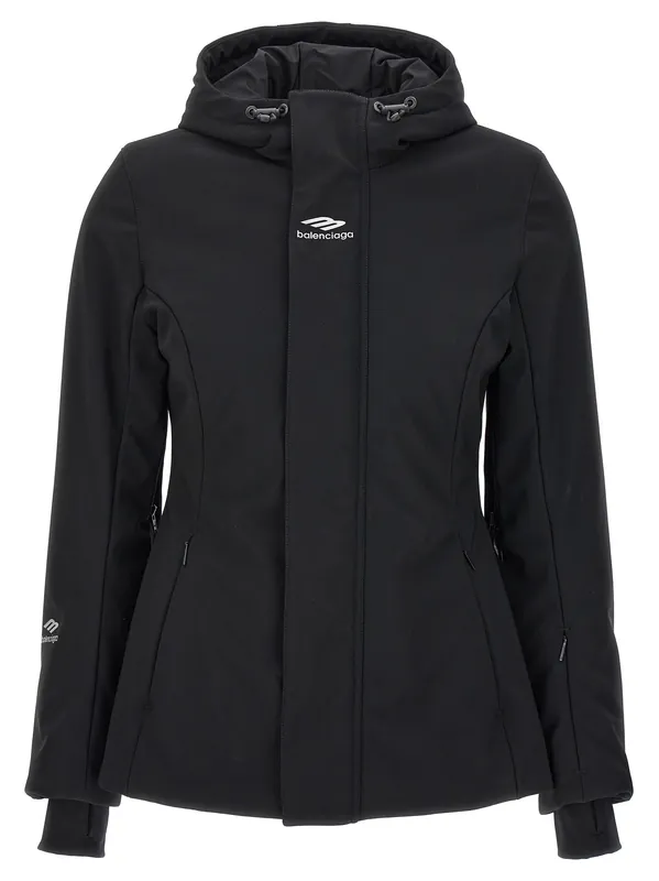 Ski Hourglass 3b Sports Icon Casual Jackets And Parka Black - Balenciaga