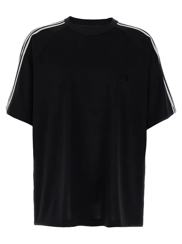 Y-3 3 Strisce T-Shirt White/Black