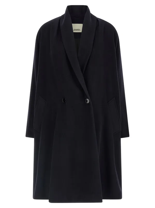 Elise Coats And Trench Coats Black - Isabel Marant