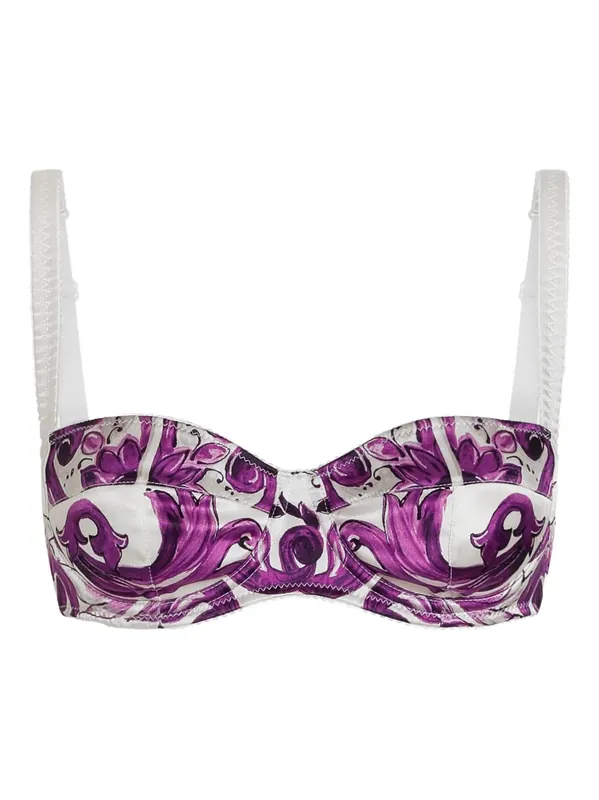 Graphic Print Bra - Dolce & Gabbana