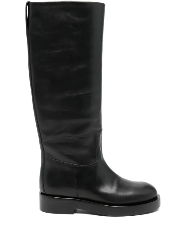 Flat Nappa Boots - Paris Texas