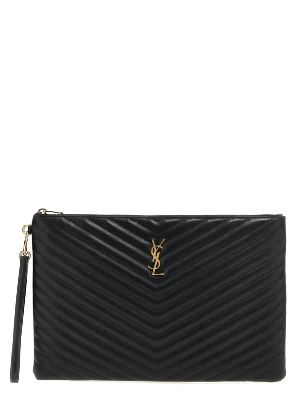 Cassandre Clutch Black - Saint Laurent