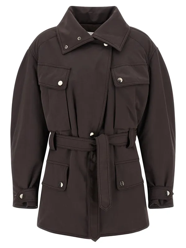 Xandra Jacket Puffer Jackets Brown - The Andamane