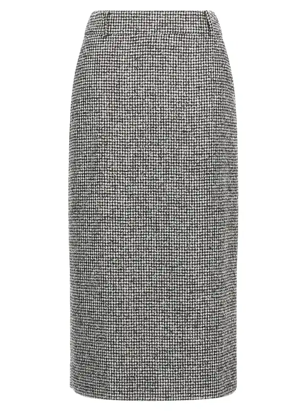 Longuette Skirt Skirts White/Black - Ermanno Scervino