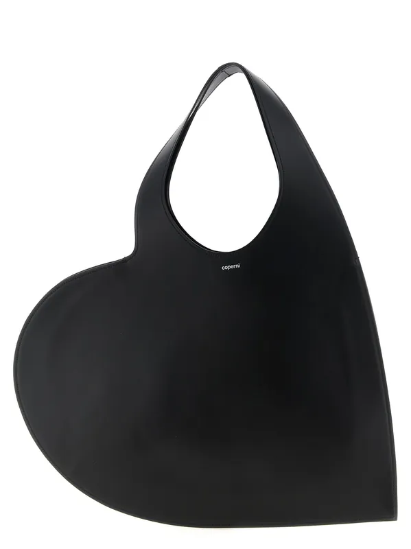 Double Heart Shoulder Bags Black - Coperni