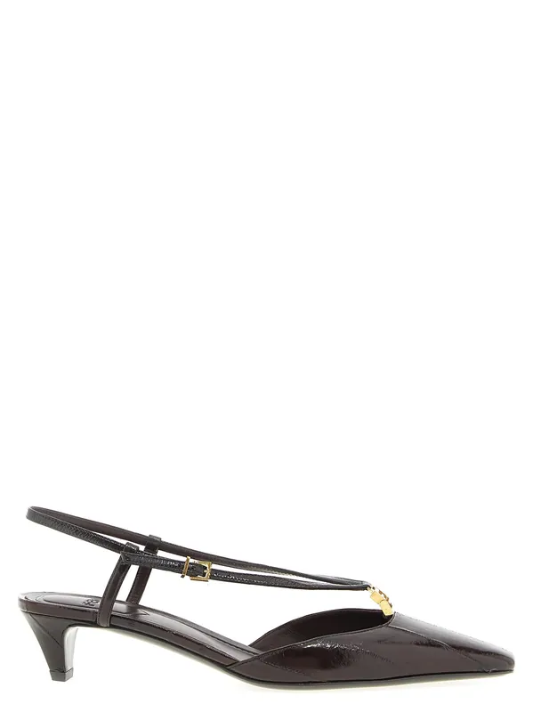 Fendi Ffold Pumps Brown