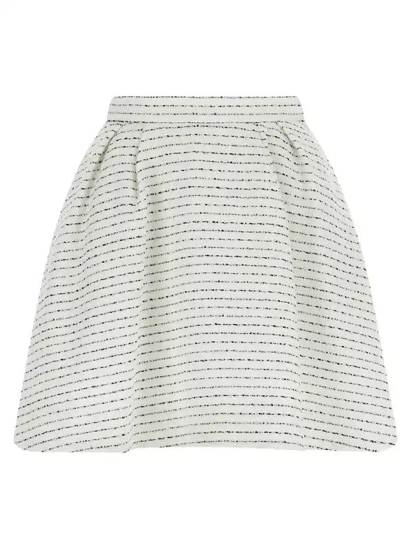 Tweed Skirt Skirts White - Alessandra Rich