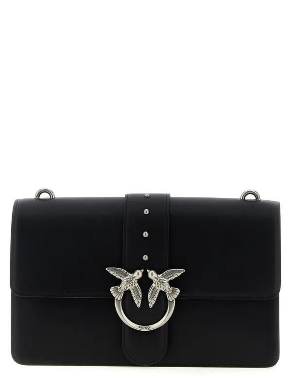 Love One Classic Crossbody Bags Black - Pinko