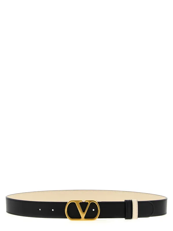Valentino Garavani Vlogo Reversible Belt Belts Multicolor