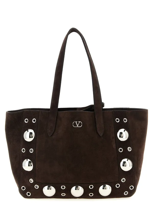 NellcôTe Tote Bag Brown - Valentino Garavani