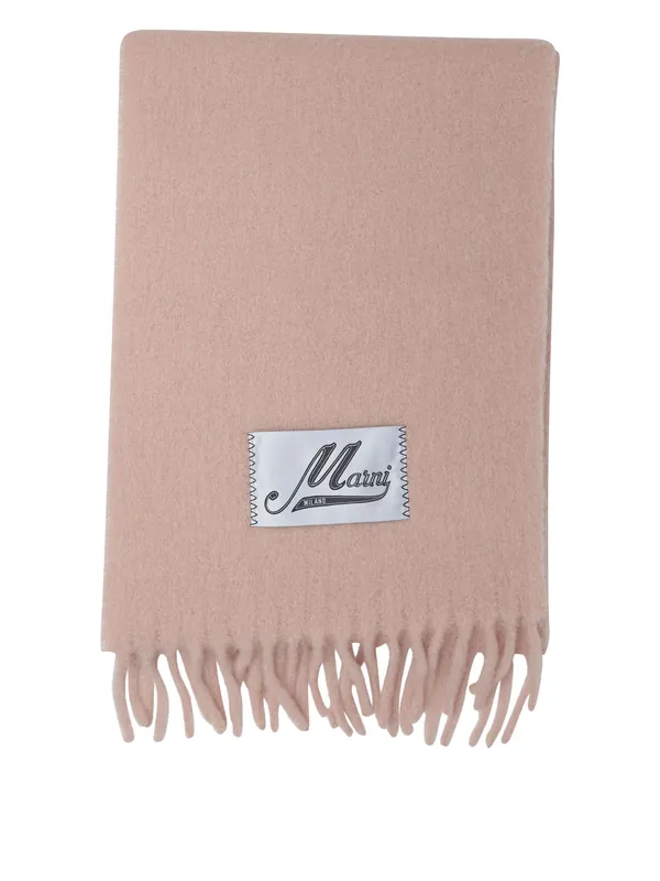 Alpaca Scarf Sciarpe & Foulard Pink - Marni