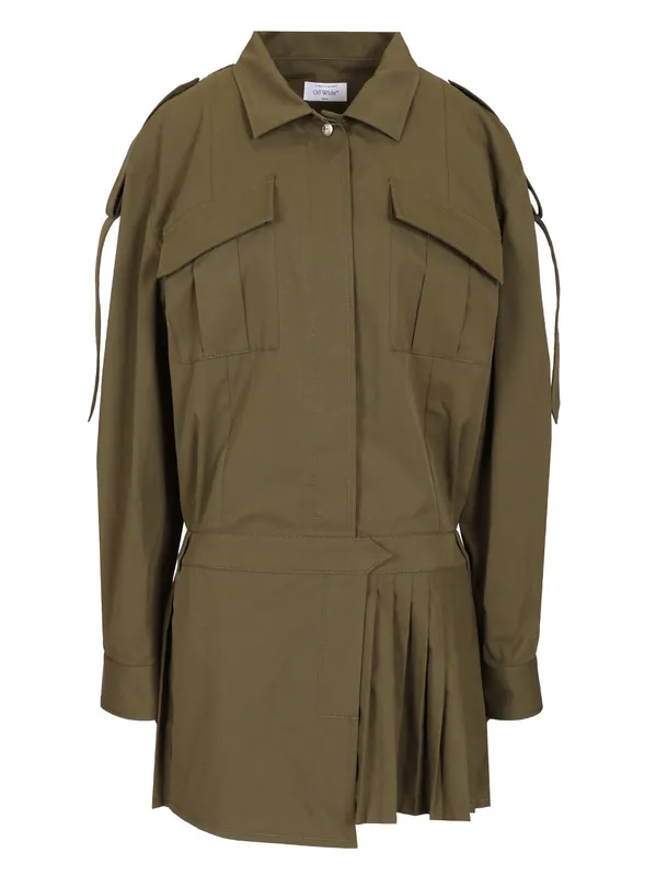 “Savana” Dress Dresses Green - Off-White