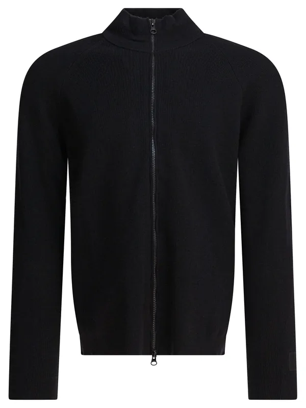 Zipper Sweater Knitwear Black - C.P. Company