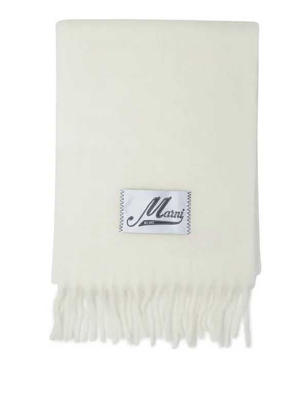 Alpaca Scarf Sciarpe & Foulard White - Marni