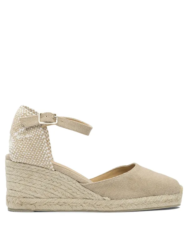 Carol 70mm Espadrilles Beige - Castañer