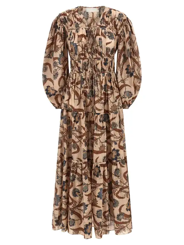 Ascension Tie Billow Maxi Dresses Multicolor - Zimmermann