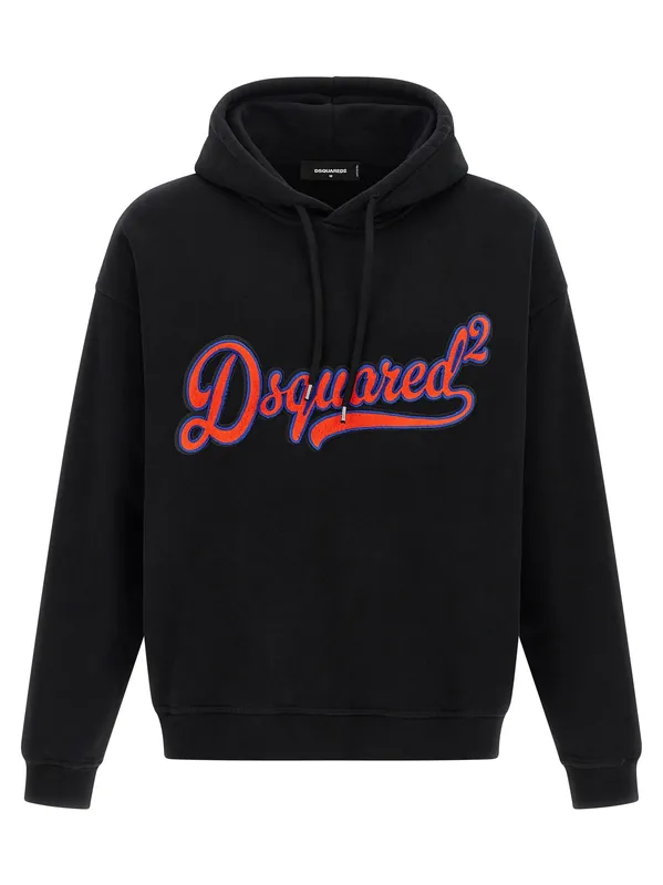 Sponge Patch Sweatshirt Black - Dsquared2