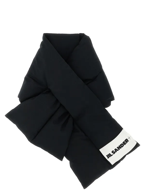 Down Scarf 01 Scarves And Foulards Black - Jil Sander