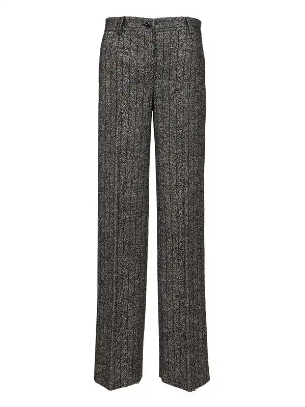 Striped Trousers Grey - Dolce & Gabbana