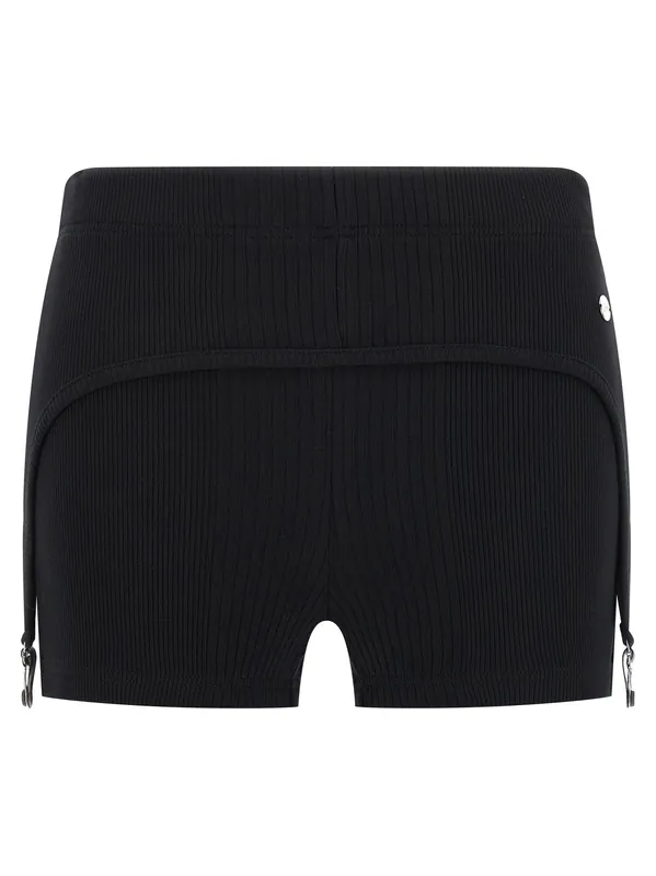 The Black Garter Bermuda And Short Black - Jean Paul Gaultier