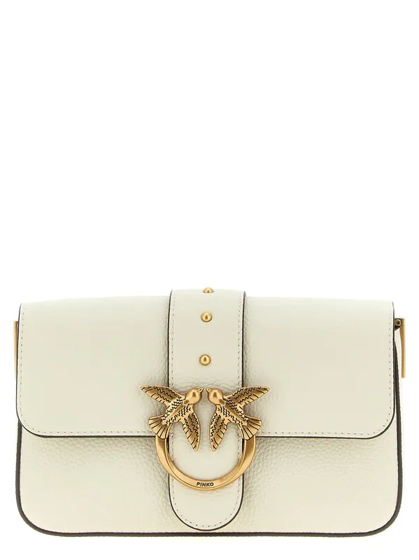 Love One Mini Crossbody Bags White - Pinko